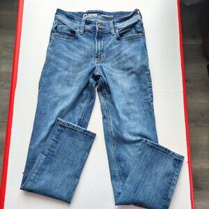 Warehouse One jeans men's size 28/32 denim blue athletic fit straight stretch